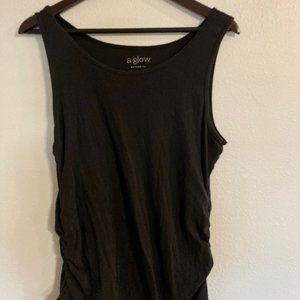 Maternity black large tank